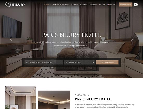 品牌连锁酒店官网搭建案例